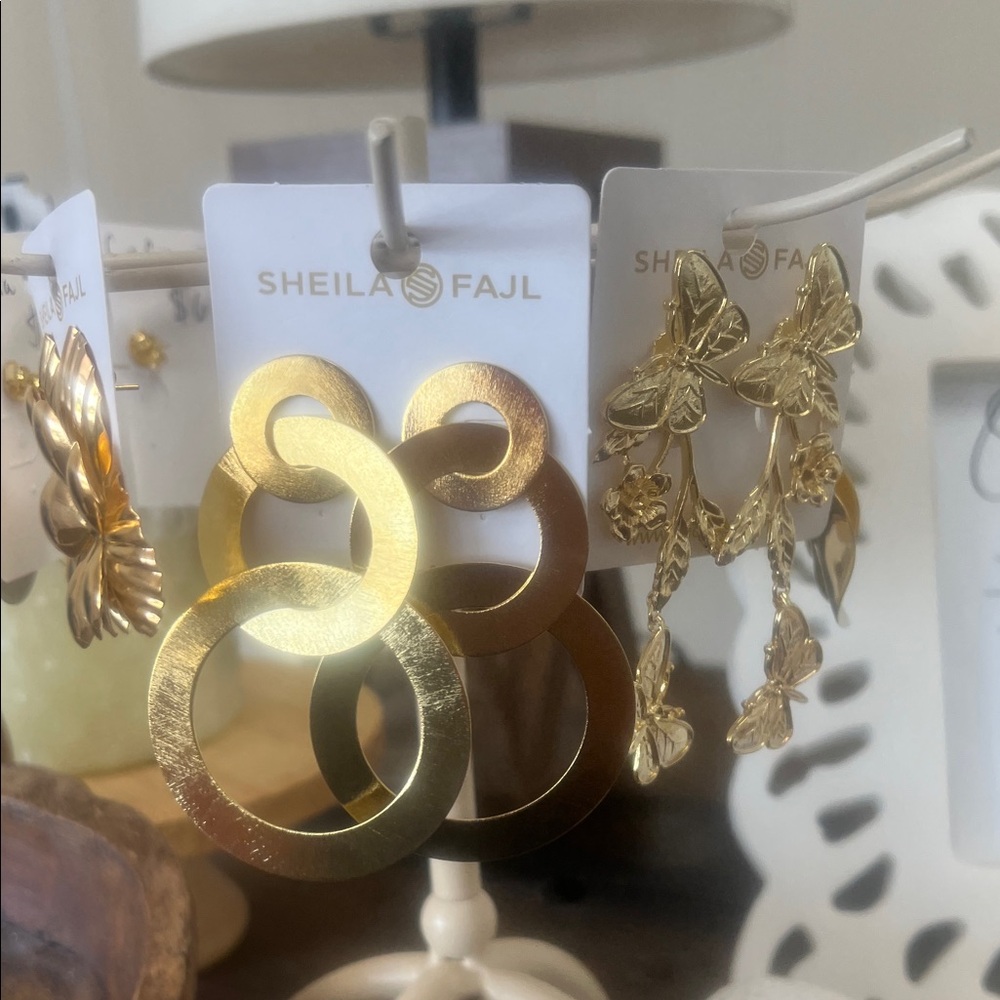 Sheila Fajl Gold Hoop Earrings